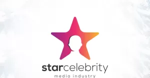 Star Celebrity - Media Industry Agency Logo Design