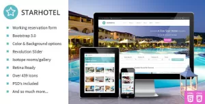 Starhotel - Responsive Hotel Booking Template