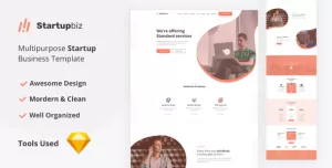 Startupbiz - Multipurpose Startup Business Template