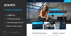 Stayfit - Fitness PSD Template