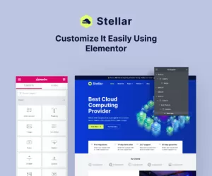 Stellar - Hosting & Cloud Provider WordPress Elementor Template Kit