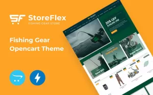 Storeflex Fishing Store OpenCart Template - TemplateMonster