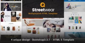 Streetwear - Responsive Multipurpose E-Commerce HTML5 Template