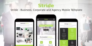 Stride - Business, Corporate and Agency Mobile Template