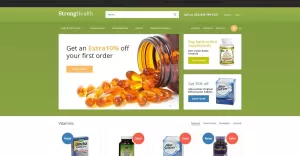 StrongHealth - Drugstore OpenCart Template - TemplateMonster