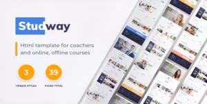 Studway - Coaching & Online, Offline Courses HTML Template