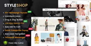 StyleShop - Responsive Multipurpose Sections Drag & Drop Builder Shopify Theme