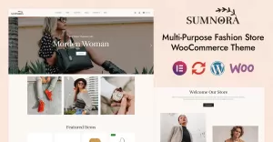 Sumnora - Multipurpose Fashion Store Elementor WooCommerce Responsive Theme