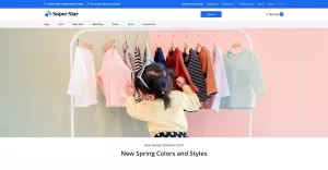 Super Star - Kids Fashion Store Clean OpenCart Template