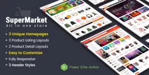 Supermarket - Responsive MultiPurpose HTML 5 Template (Mobile Layouts Included)