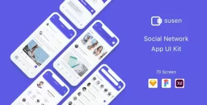 Susen - Social Network App UI Kit