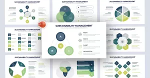 Sustainability Management Infographic PowerPoint Template