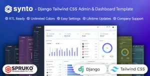 Synto - Django Tailwind CSS Admin & Dashboard Template