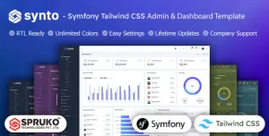 Synto - Symfony Tailwind CSS Admin Dashboard Template