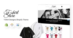 T-Shirt Designs Online Store Shopify Theme - TemplateMonster