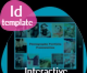 Tablet Interactive PDF Photographer Portfolio No7
