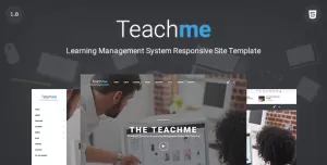 Teachme  Responsive Learning Management System, Education, University Site Template