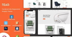 Tead - Minimal Modern Furniture Shopify Theme