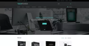 TechPower - Hardware Shop OpenCart Template - TemplateMonster