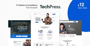 TechPress - Technology PSD Template