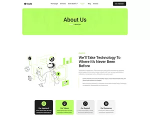 Techt - IT Solutions & Services Company Elementor Template Kit