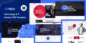 Tecz – IT Solutions & Technology PSD Template