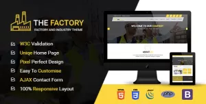 The Factory - Construction, Factory and Industry HTML5 Template