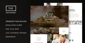 The Restaurant - Restauranteur and Catering One Page Theme