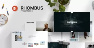 The Rhombus PowerPoint Template