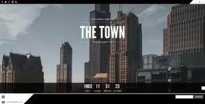 The Town  Responsive Coming Soon Page