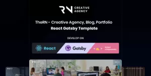 TheRN - Gatsby Creative Agency & Blog Template