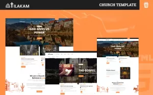 Tilakam  Church and Religious HTML5 Template Website Template