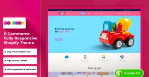 Tinyisfy - Multipurpose Premium Kids toy  shop E-commerce Shopify 2.0 Theme
