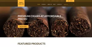 Tobacco VirtueMart Template