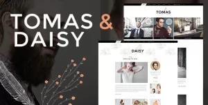 Tomas and Daisy - Personal Blog Theme