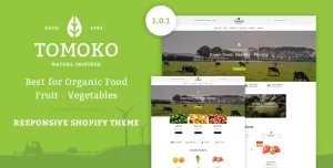 Tomoko - Organic Food/Fruit/Vegetables Responsive Shopify Theme