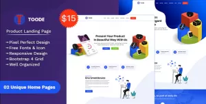 Toode - Product Landing Page