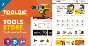 Tooldic - Power Equipment Tools and Auto Parts WooCommerce Theme