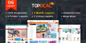 TopDeal - Responsive MultiPurpose HTML 5 Template (Mobile Layouts Included)