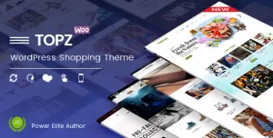 TopZ - Food Store & Sport Fashion Shop WooCommerce WordPress Theme