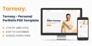 Torreay - Personal Portfolio PSD Template