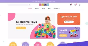 Toy Shop MotoCMS Website Template