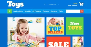 Toy Store ZenCart Template