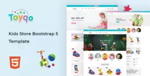 Toyqo - Kids Store Bootstrap 5 Template
