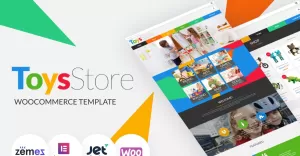Toys store - Bright And Joyful Mega Toy Store Website WooCommerce Theme
