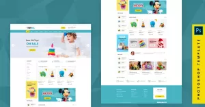 Toysly - eCommerce Photoshop Template - TemplateMonster