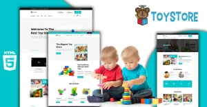 Toystore Kids Toys Store HTML5 Website Template