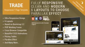Trade - HTML5 Multipurpose Landing Page