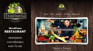 Trattoria - Restaurant WordPress Theme
