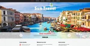 Travel Agency Responsive Joomla Template - TemplateMonster